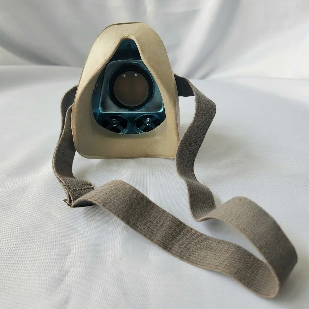 MSA‎ Dustfoe 66 Respirator Dust Mist Filter Mask Vintage Mining Work Safety MCM